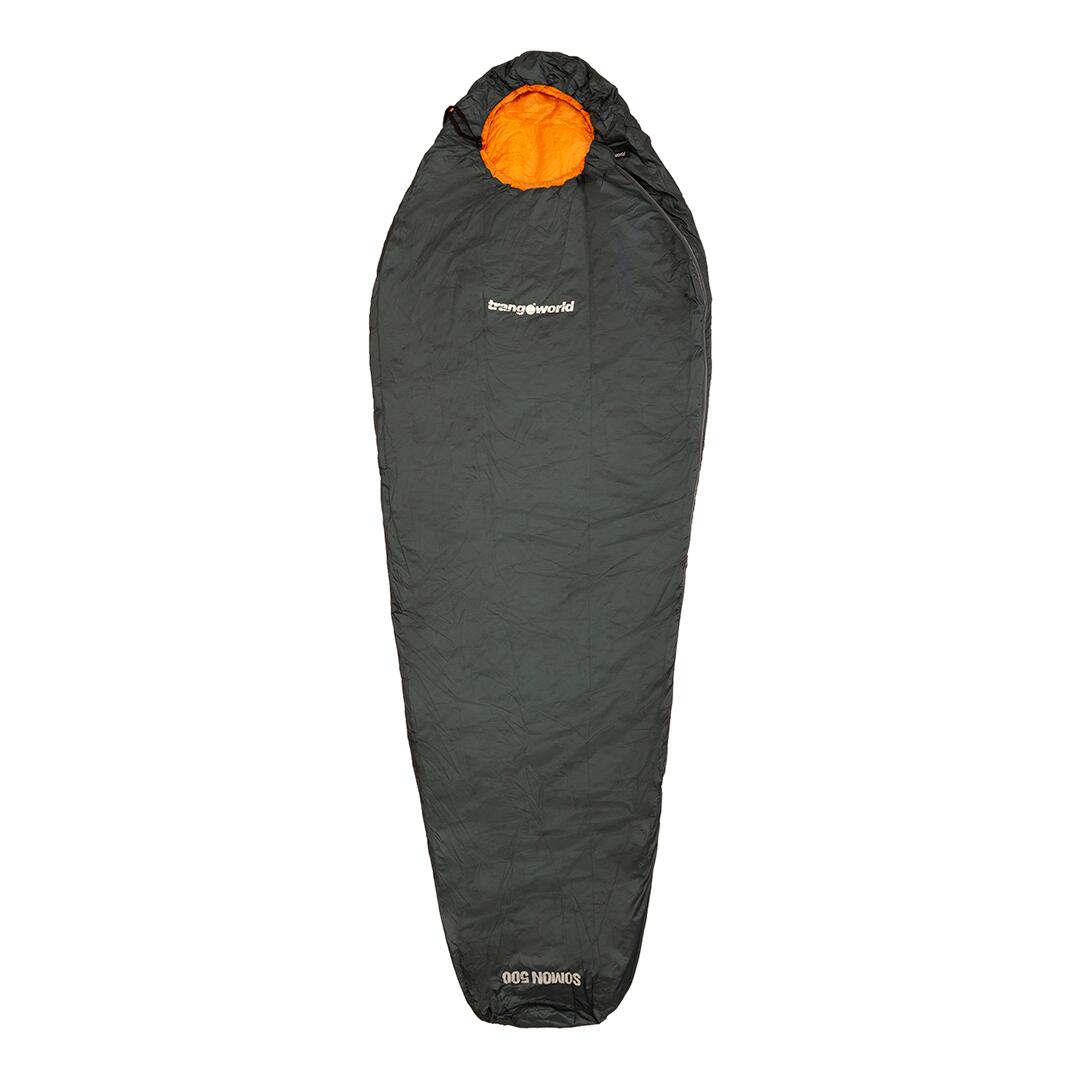 Saco de dormir Trangoworld Somon 500 Gris/Naranja 2/2