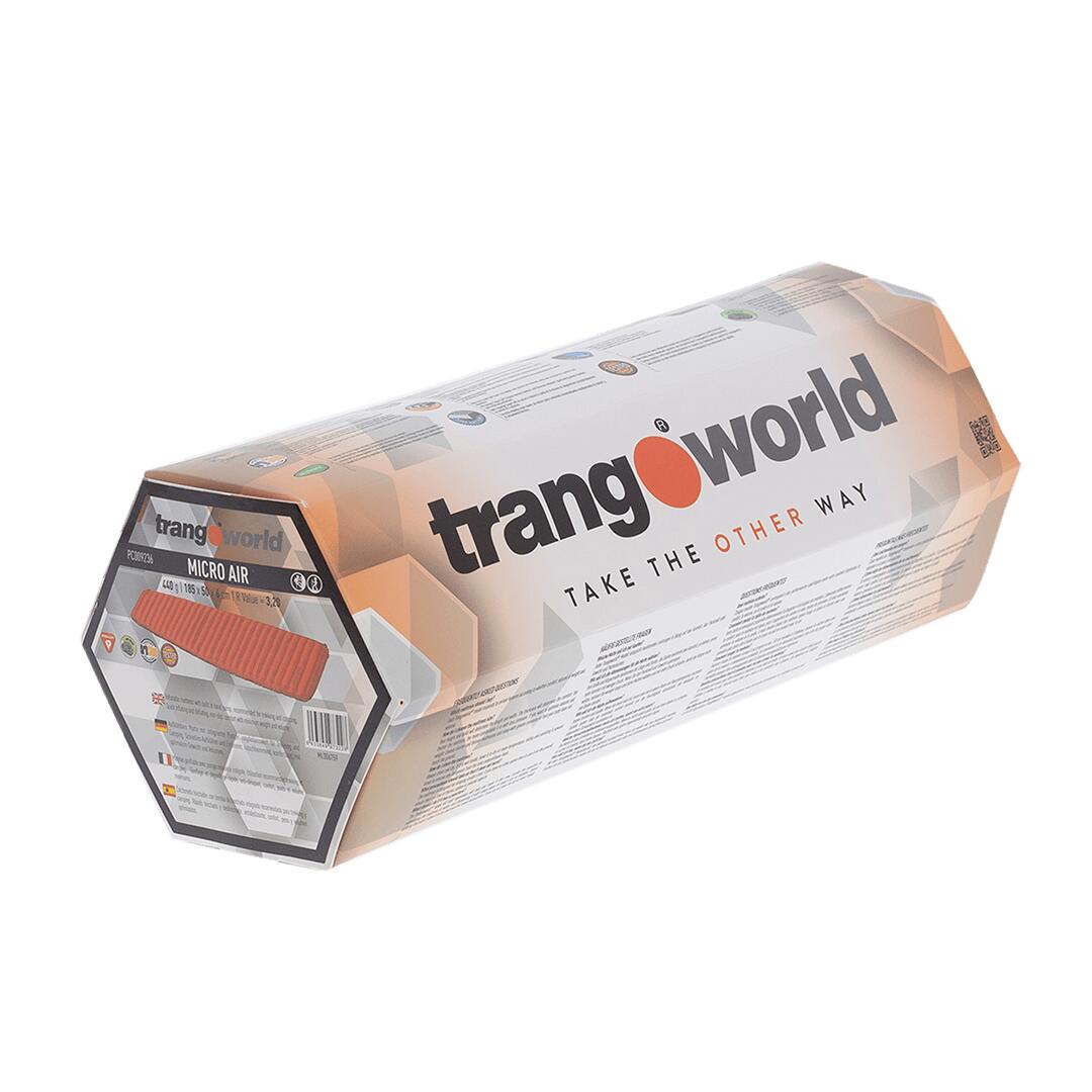 Colchón hinchable Trangoworld Micro air 185x50x6 kb Rojo/Gris 3/4