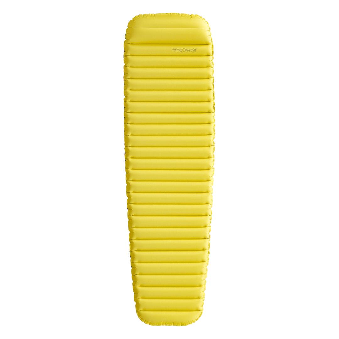 Colchón hinchable Trangoworld Mummy air 185x53x6 Amarillo/Gris 2/3