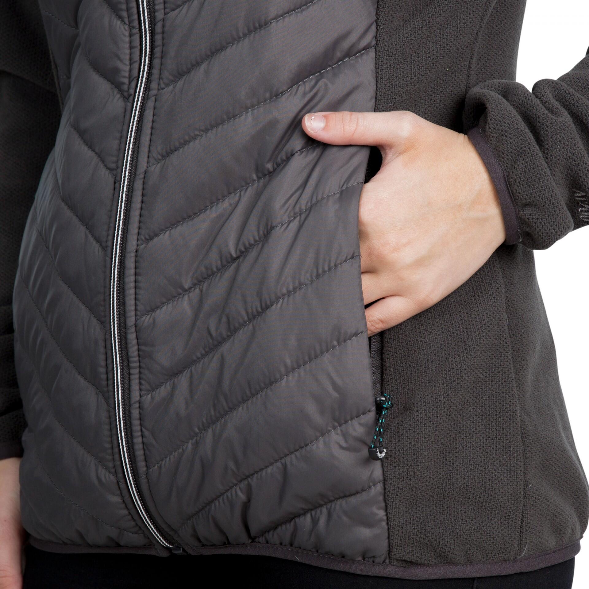 Women's UNDERPINNED fleece jacket (Anthracite)