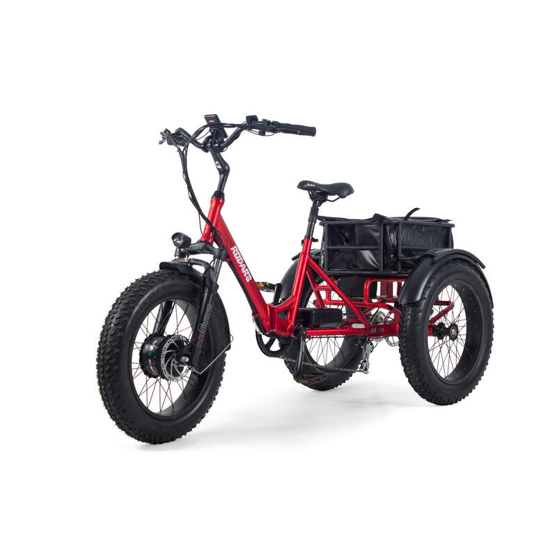 Triciclo Elétrico plegable - Rodars Dune 3.0 Rojo - Bat. 370Wh