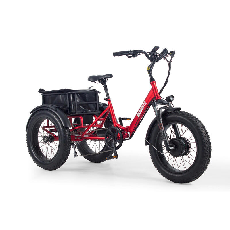 Triciclo Elétrico plegable - Rodars Dune 3.0 Rojo - Bat. 370Wh