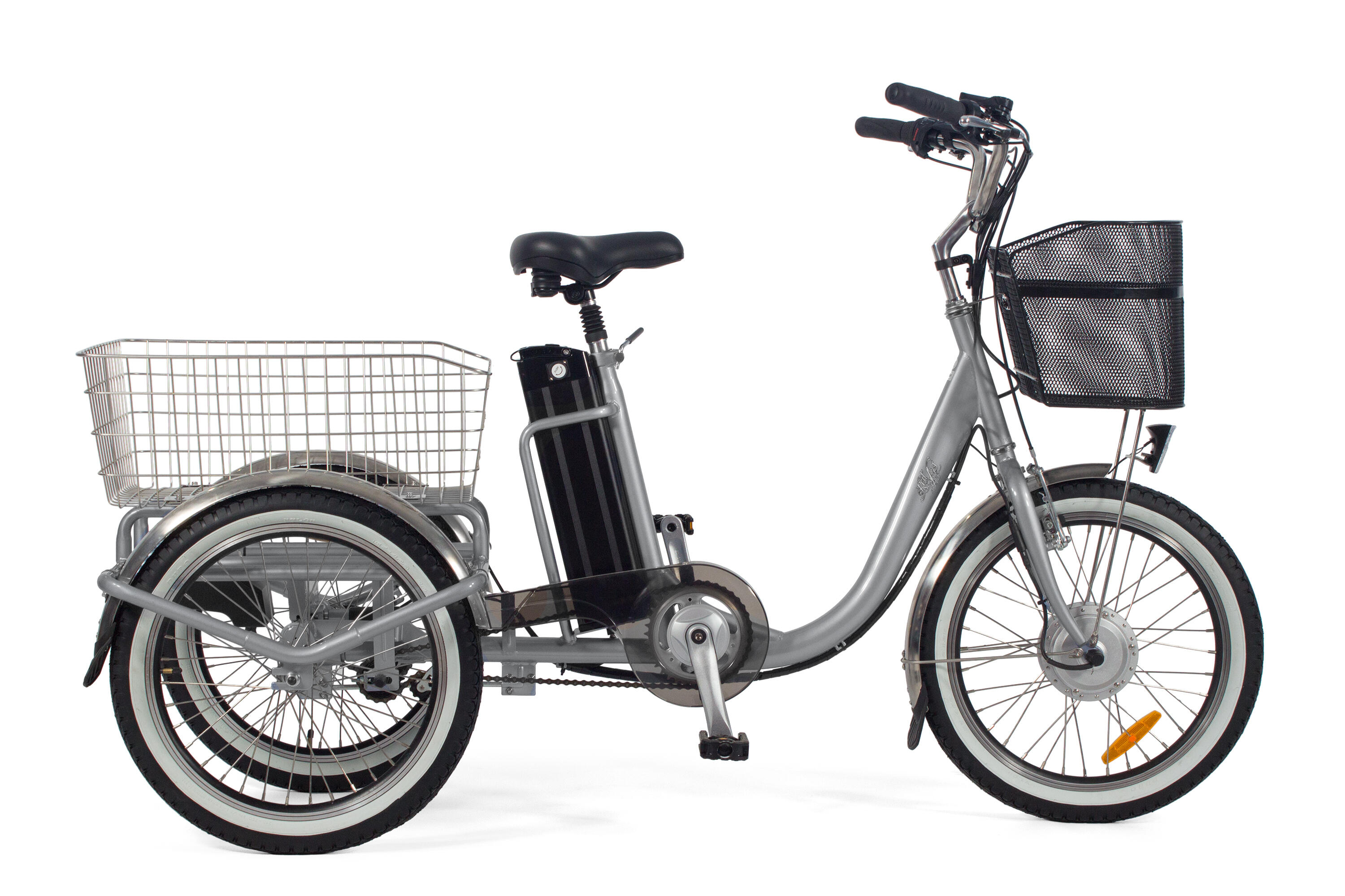 RODARS Triciclo Elétrico para adultos - Rodars Eureka Gris - Bat. 370Wh