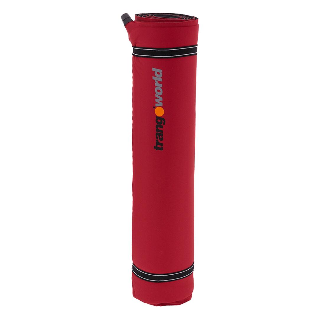 Colchon autohinchable Trangoworld Standard mat 185x50x3 Rojo/Gris 3/4