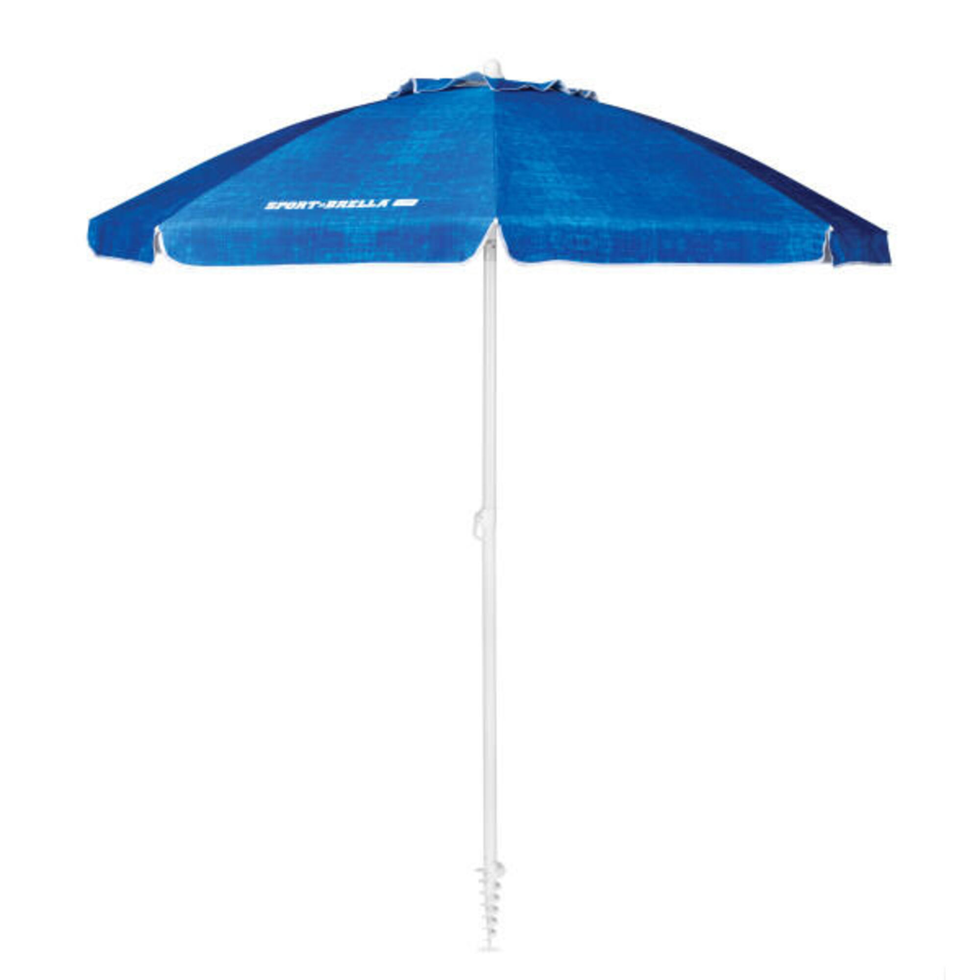 TOYMYTOY toymy Toy ombrellone mare ombrellone con 4 punte in plastica gancio appendere per spiaggia campeggio viaggi bianco 