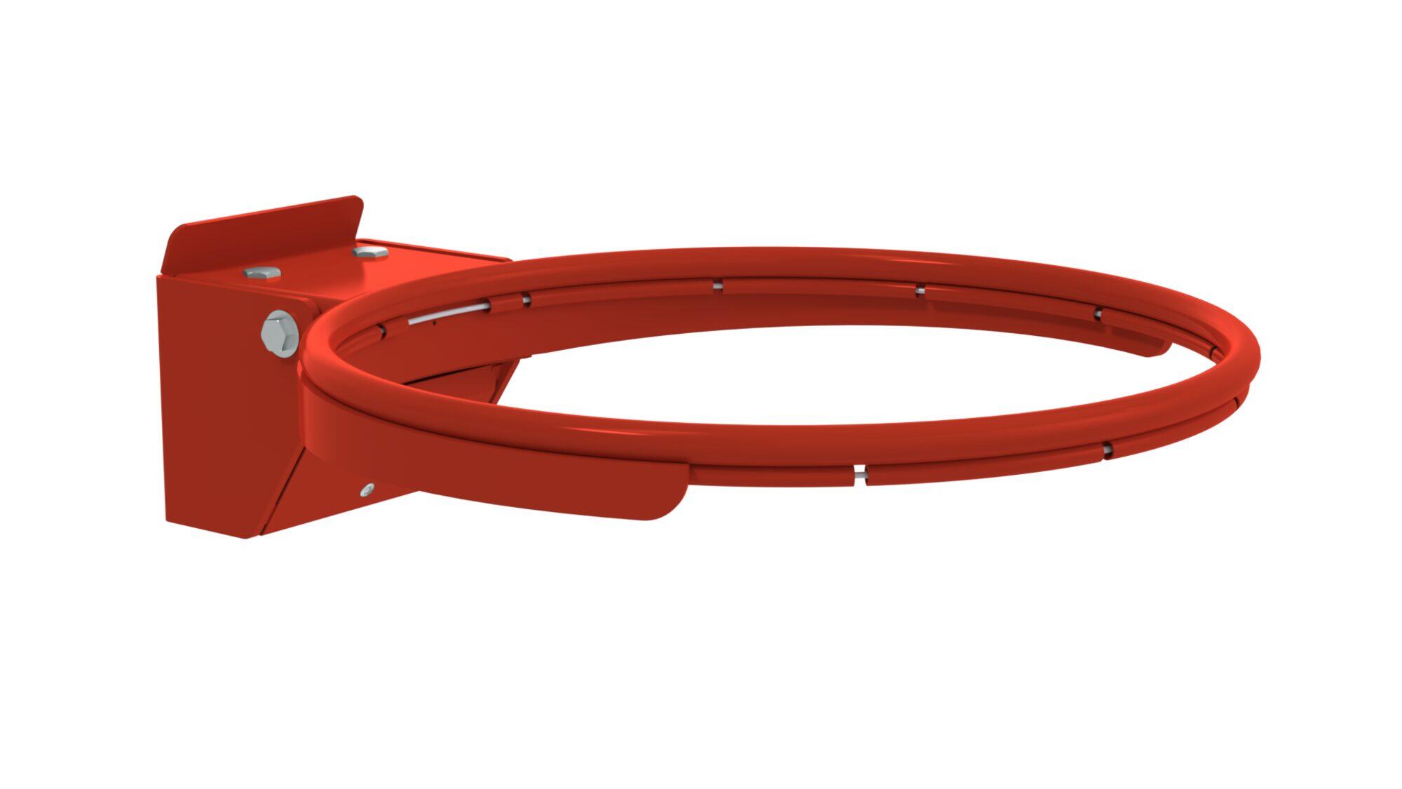 Canestro flessibile con bordo in plastica integrato 2/3
