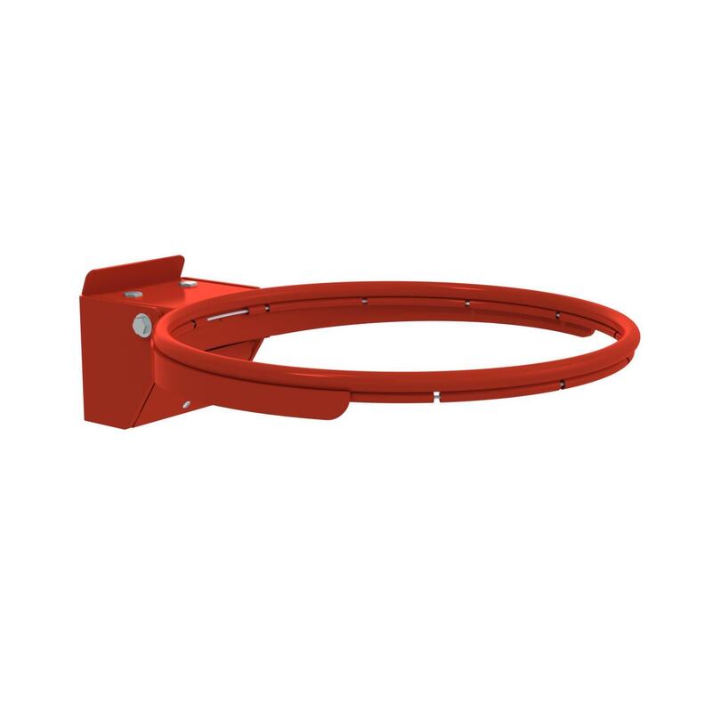 Cercle de panier de basket flexible avec crochets - acier galvanisé orange