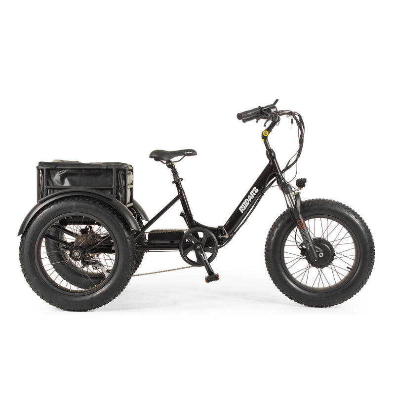 Triciclo Elétrico plegable - Rodars Dune 4.0 Negro - Bat. 370Wh