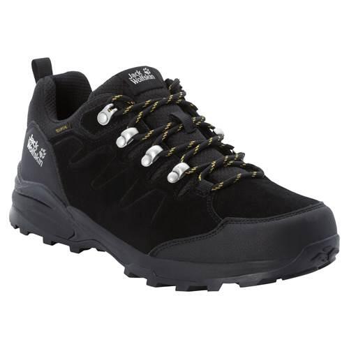Tênis masculino de caminhada jack wolfskin refugio texapore low