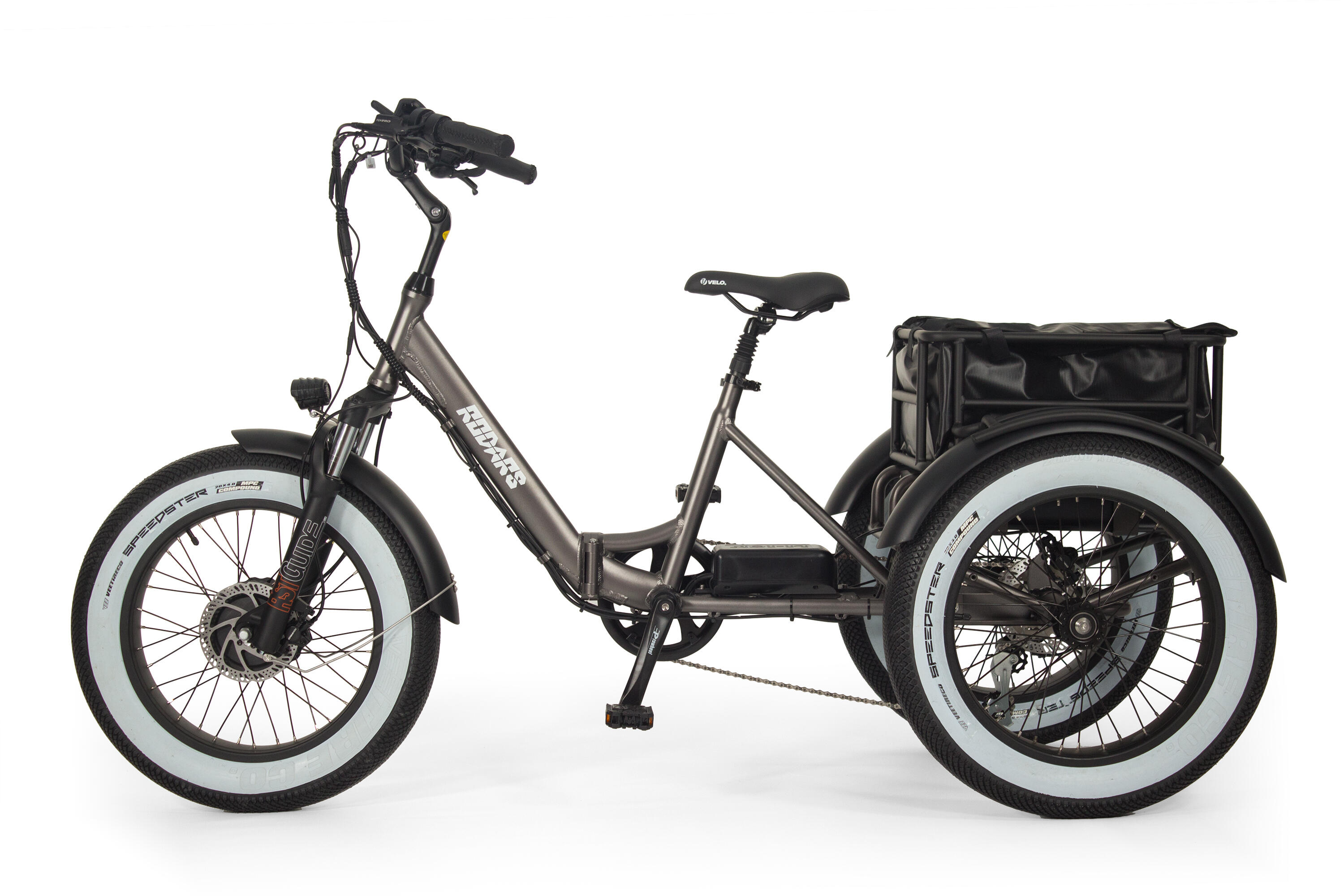 Triciclo Elétrico plegable - Rodars Dune 3.0 Gris Antracita - Bat. 740Wh 5/6