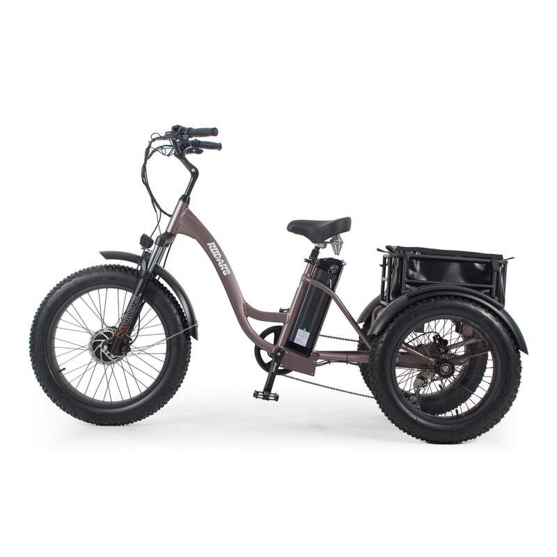 Triciclo Elétrico para adultos - Rodars Invictus Cobre - Bat. 370Wh