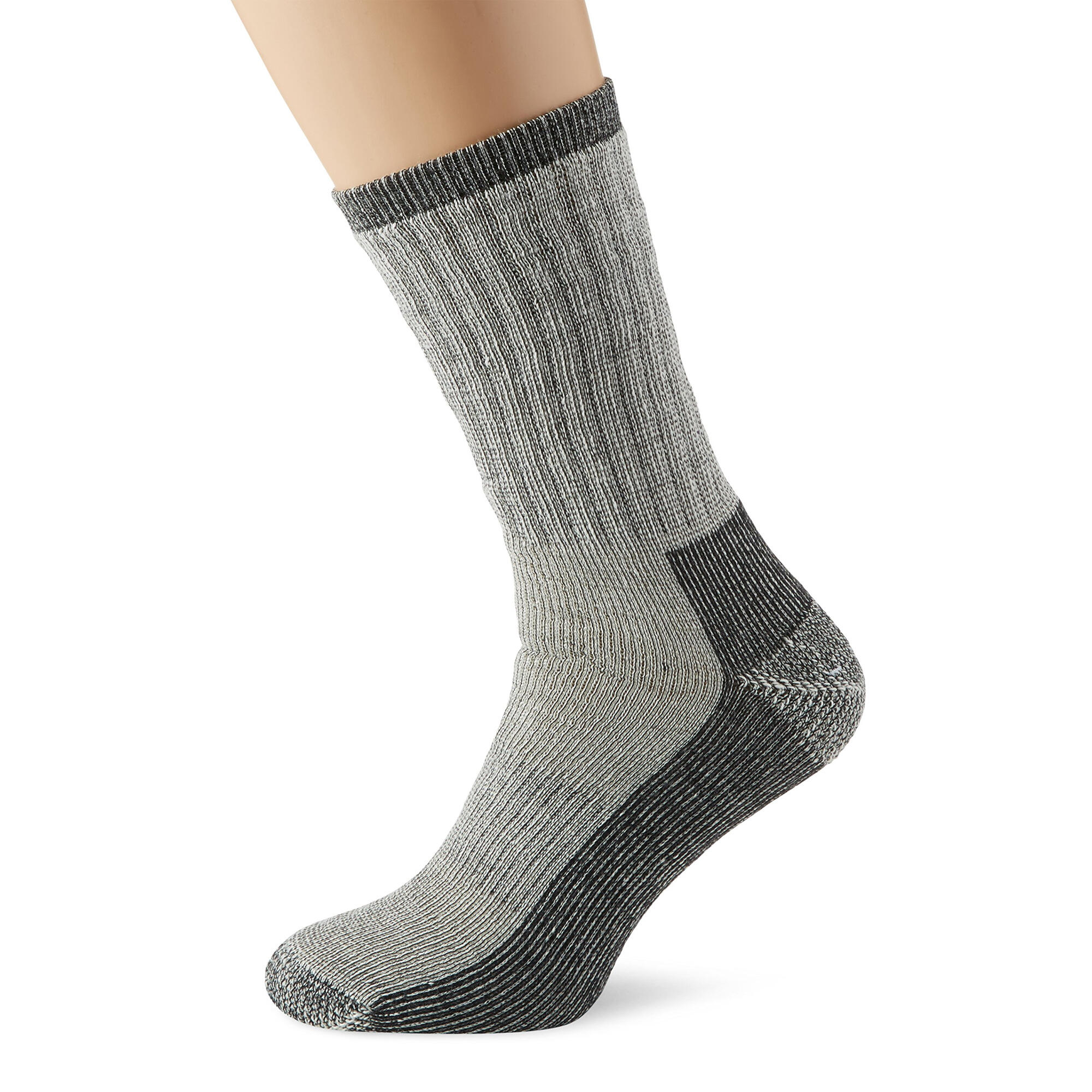 Stroller Chaussettes De Randonnée En Laine Homme (Gris Chiné) 3/4