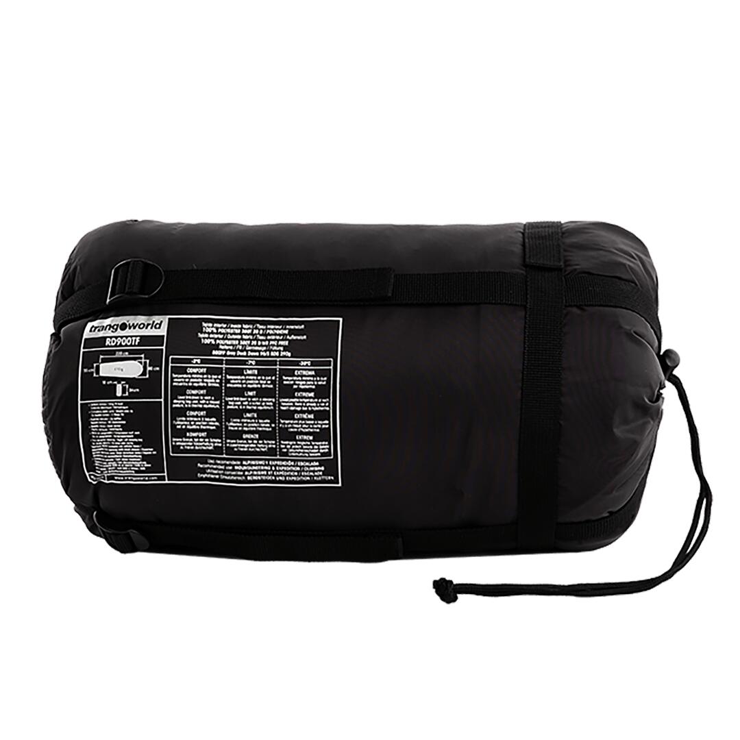 Saco de dormir Trangoworld Rd 900 tf Negro 290g 800cuin 3/5
