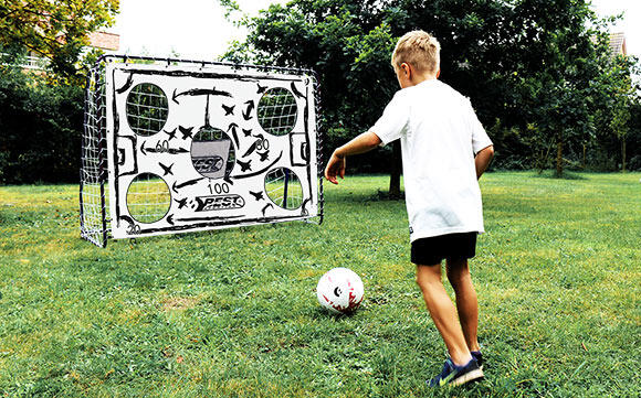Best Sporting MO11073 Fußballtor Set TAKTIK mit Torwand, Fußball, Pumpe 5/6