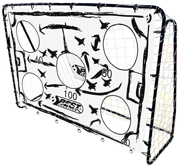 Best Sporting MO11073 Fußballtor Set TAKTIK mit Torwand, Fußball, Pumpe 2/6