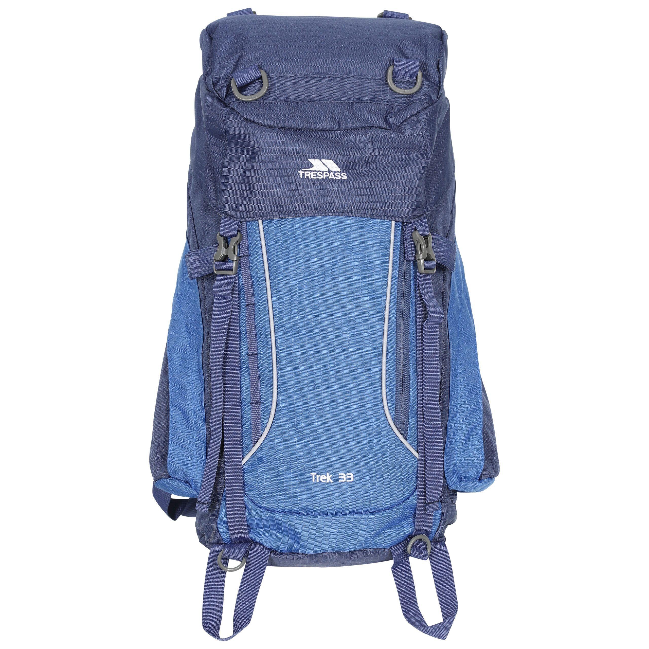 TREK hiking backpack (Blue/navy blue)