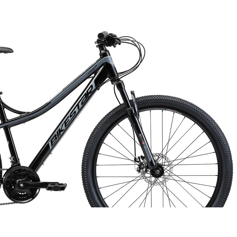 Bicicleta de montaña 29" aluminio BIKESTAR jump x negro