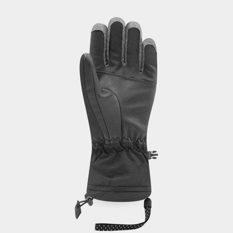 RACER Gants de ski GELY5 DUVET D OIE - Noir/Gris