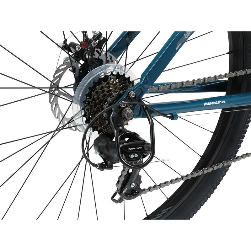 Bicicleta de montaña 29" aluminio BIKESTAR jump x azul