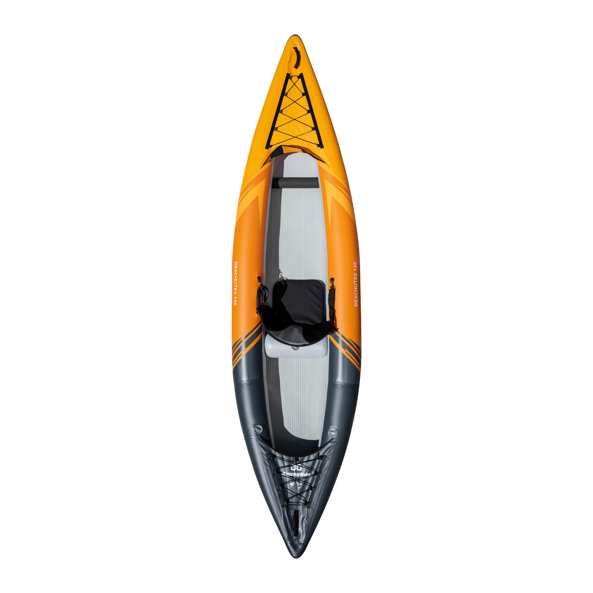 Aquaglide - Aquaglide Deschutes 130 Kayak Gonflable 1 Personne - Kayak - Orange - Taille Unique - Decathlon
