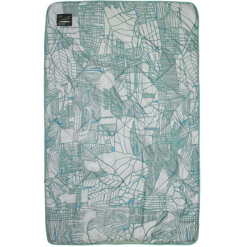 Kunstfaser-Decke Juno Blanket sage nature grid