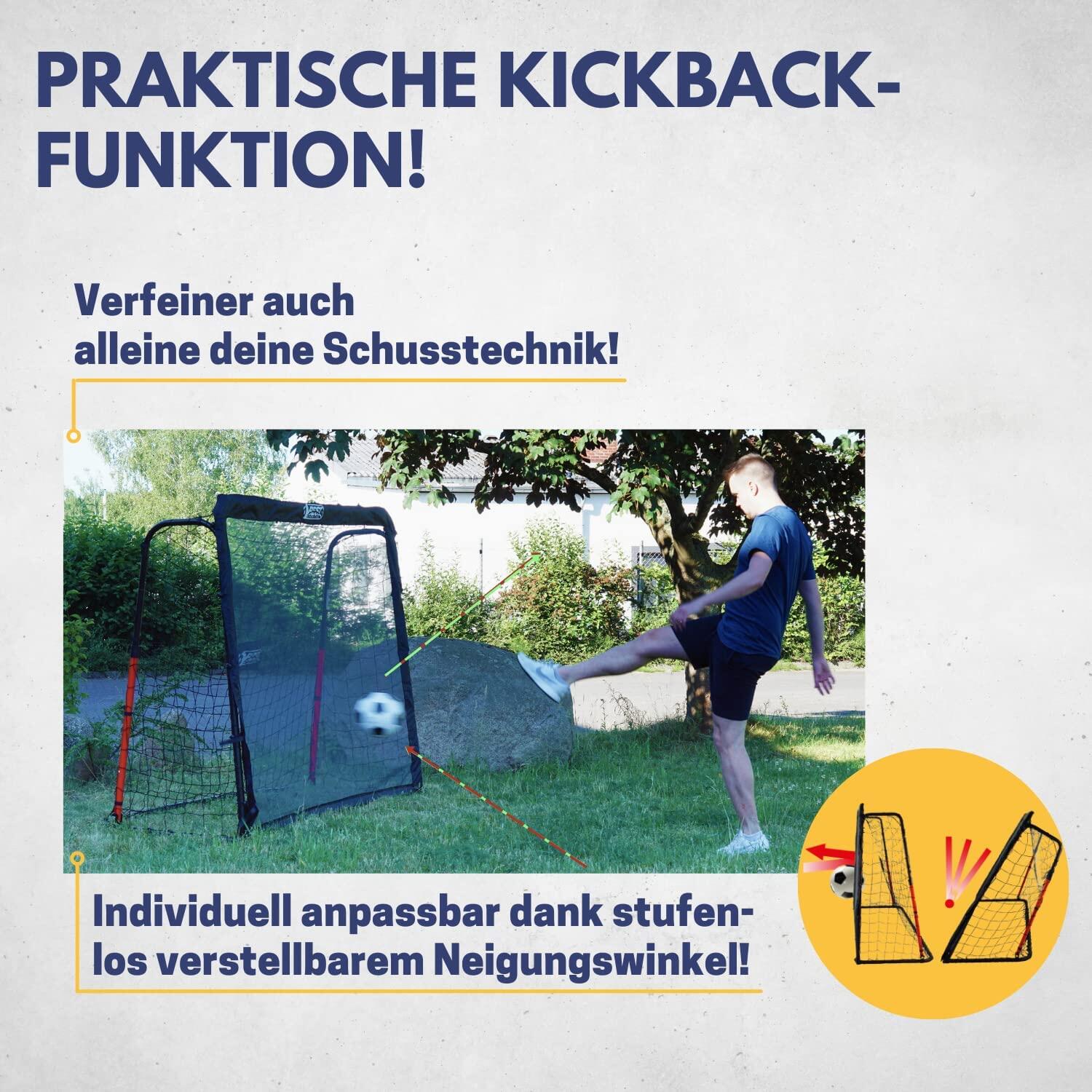 Best Sporting 11080 Fußballtor Rebound 2 in 1 Trainingstor 3/5