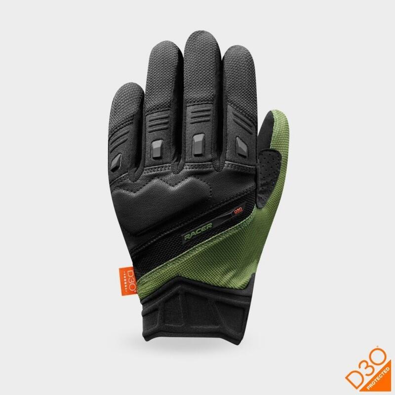 RACER Gants VTT DIGGER - BLACK/KAKI