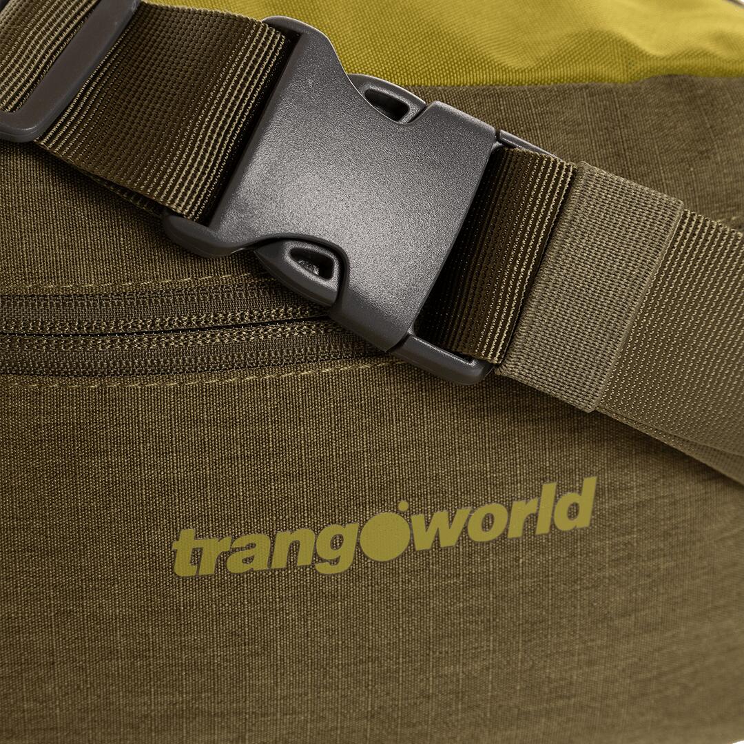 Riñonera Trangoworld Urkiola Verde/Gris 3/5