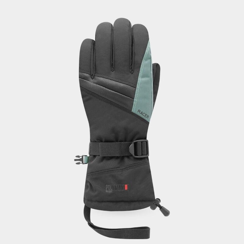 RACER Gants de ski LOGIC4 - Noir/Vert