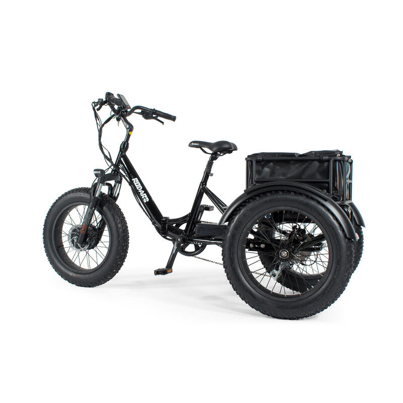 Triciclo Elétrico plegable - Rodars Dune 4.0 Negro - Bat. 370Wh