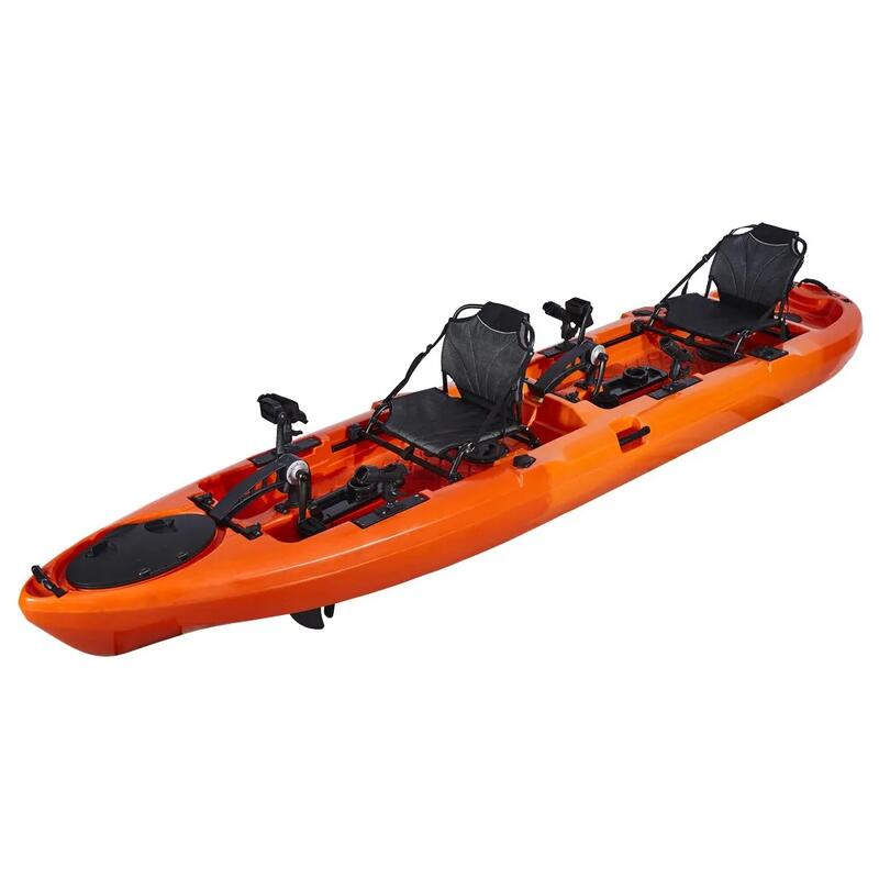 Kayak de Pesca Long Wave Kraken Tandem Doble Pedalera