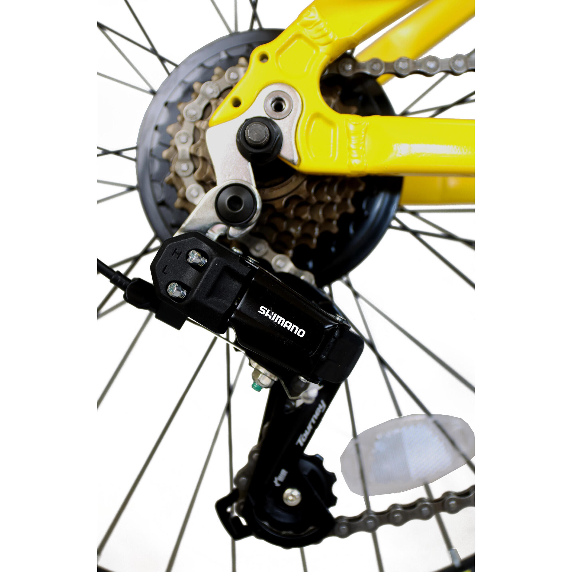 Bicicleta Montaña Umit de 24″ Cuadro de Aluminio, 21V Color Amarillo 4/7