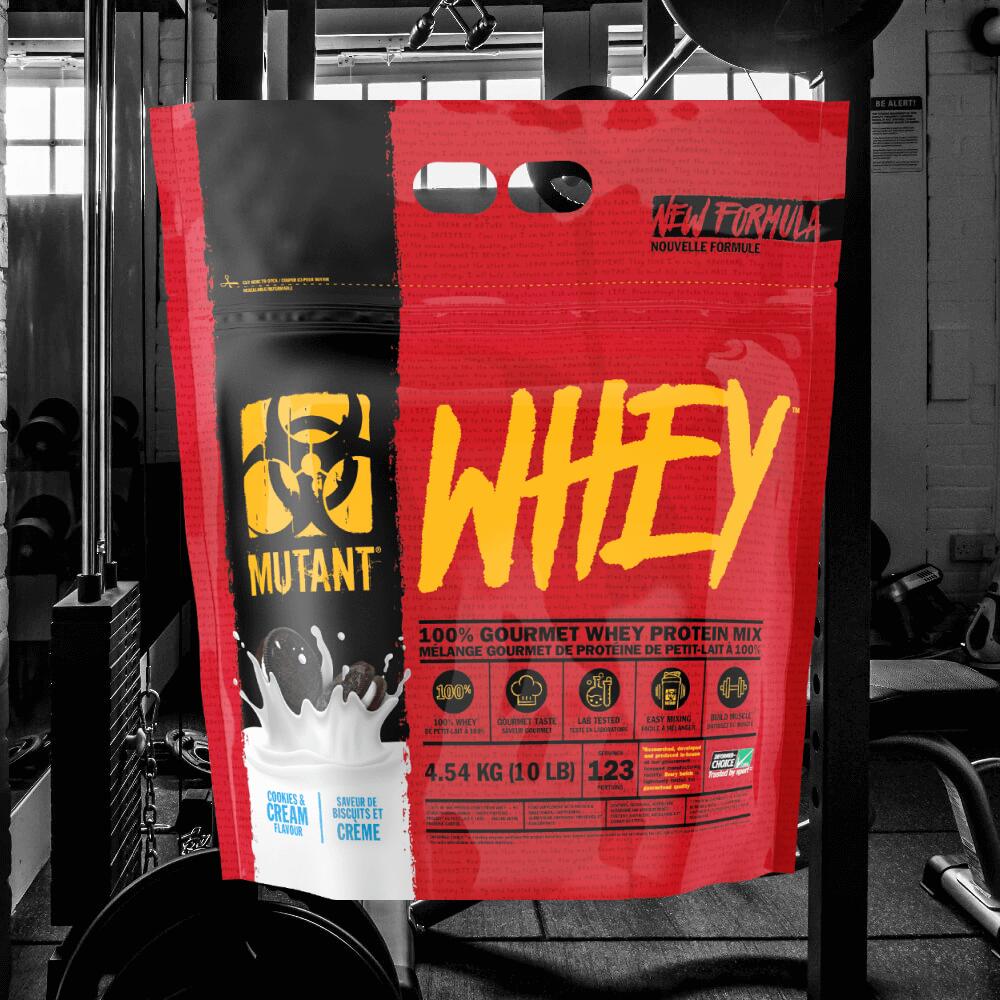 Mutant Mutant Whey (10lbs) Cookies & Cream - Protéines 2/3