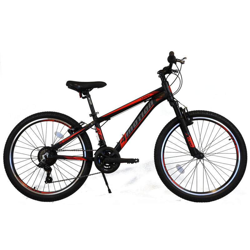 Bicicleta Montaña Umit de 24″ Cuadro de Aluminio, 21V Color Negro