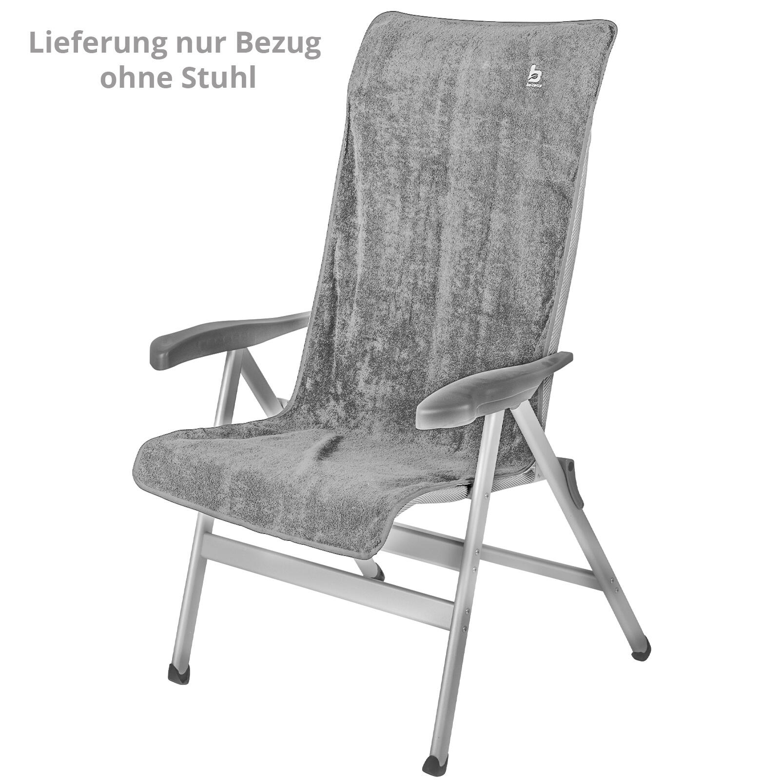 Toile de chaise - M - Universel - Tissu éponge - Coton - Anthracite 5/5