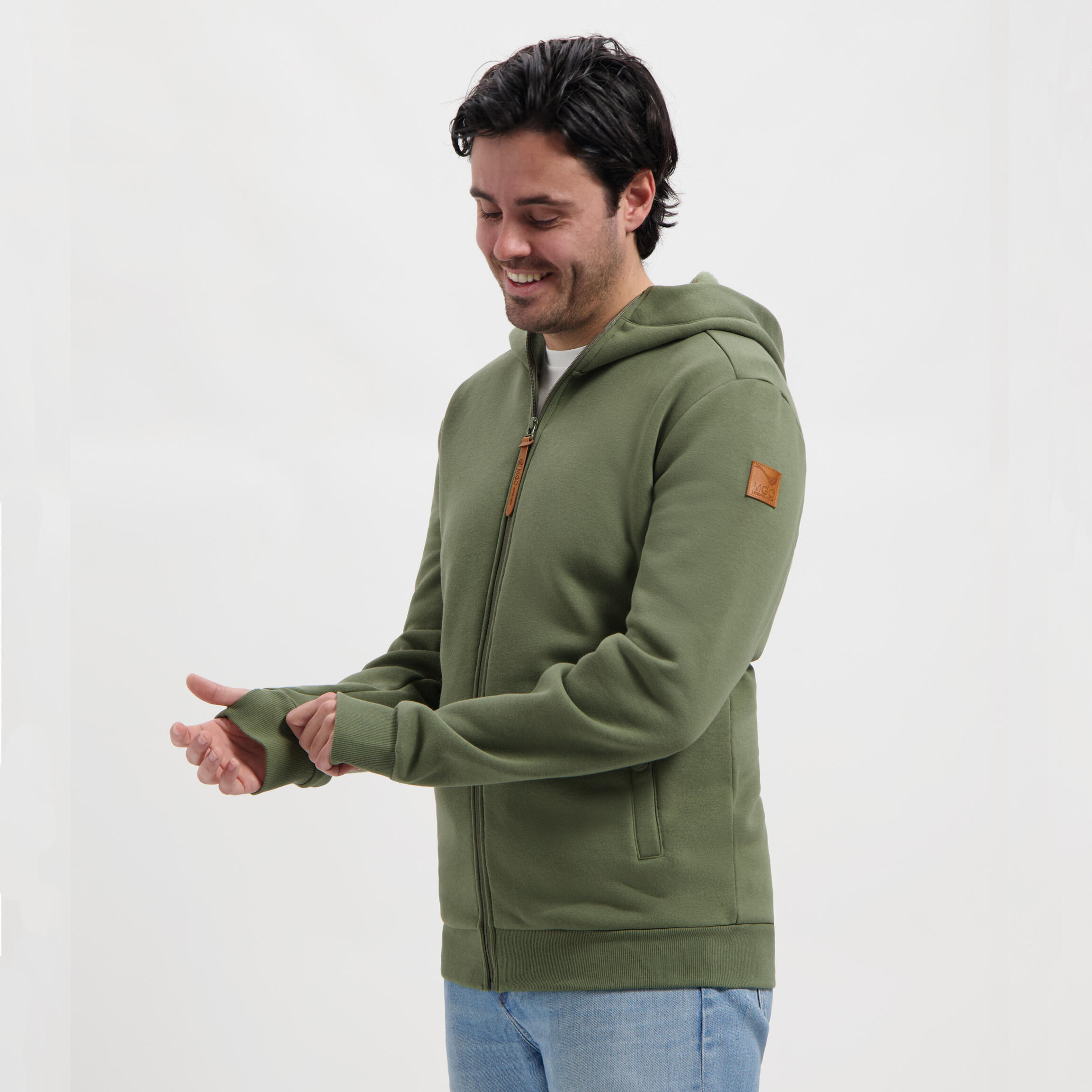 Outdoor sweatvest - Met duimmanchetten - Heren - Landon 2/7