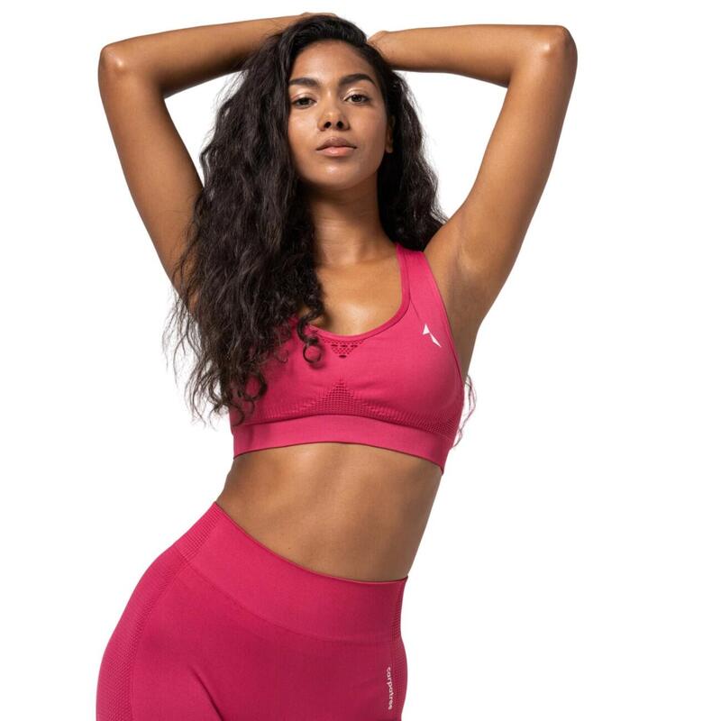 Brassière de sport PHASE Femme (Framboise)