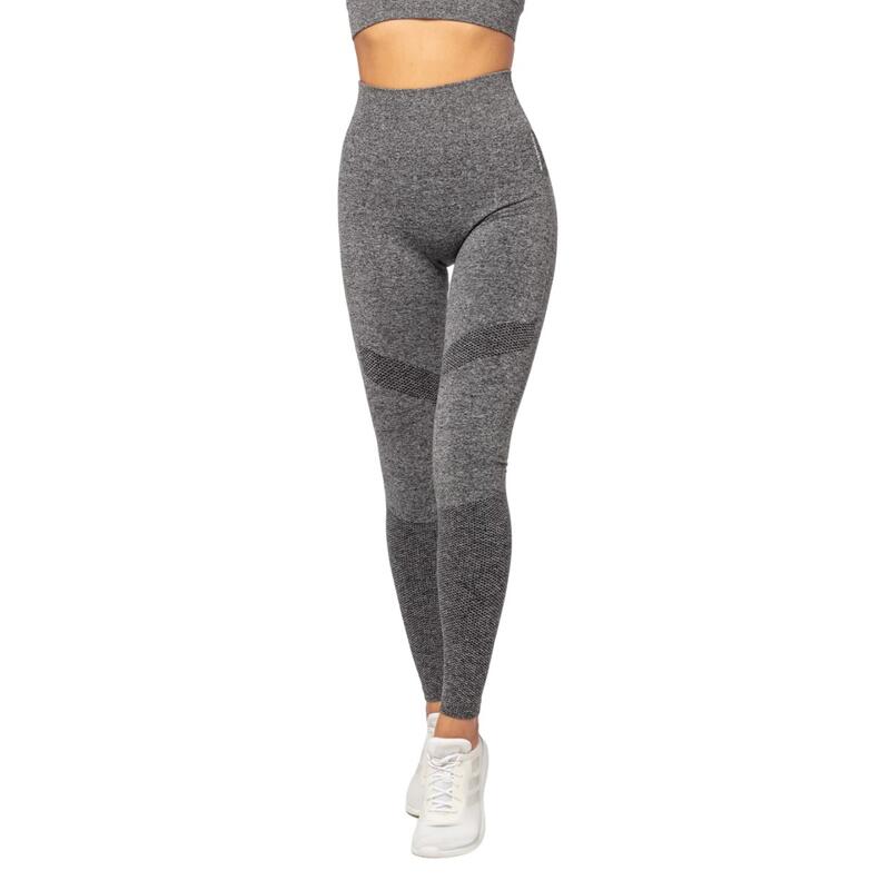 Legging Kyodan Femme – Gris Camouflage, Taille S, Taille Haute – Sport & Casual