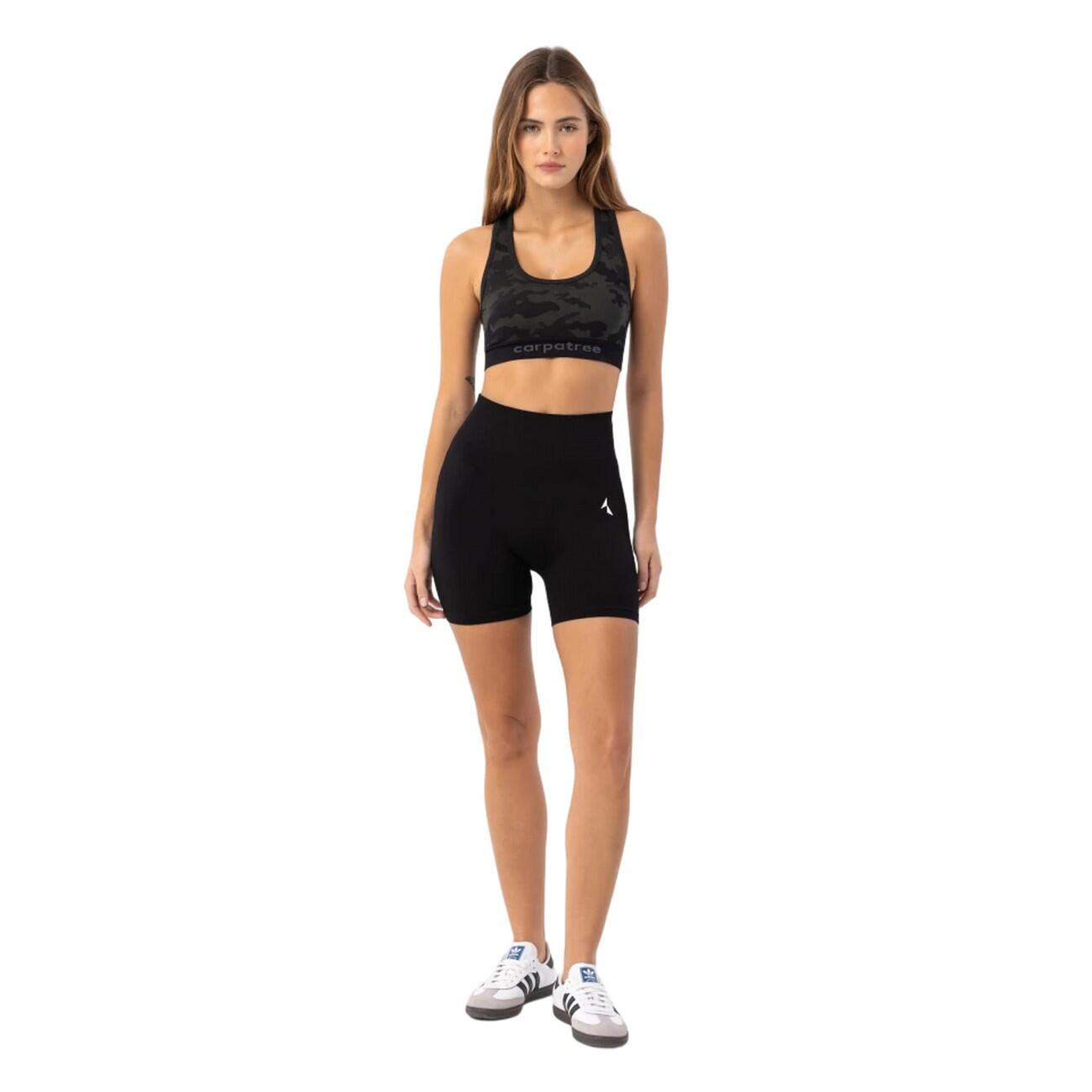 Womens/Ladies Camo Seamless Sports Bra (Green) 3/4