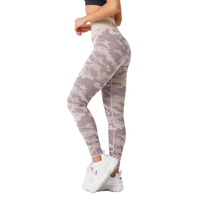 Leggings Diseño Camuflaje para Mujer Morado