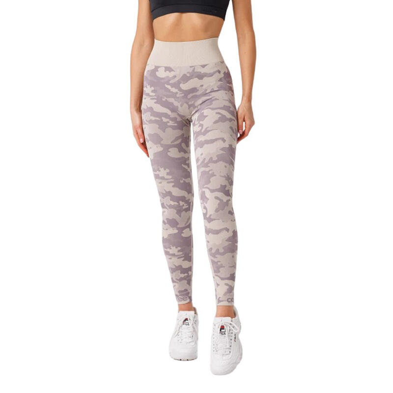 Leggings Diseño Camuflaje para Mujer Morado