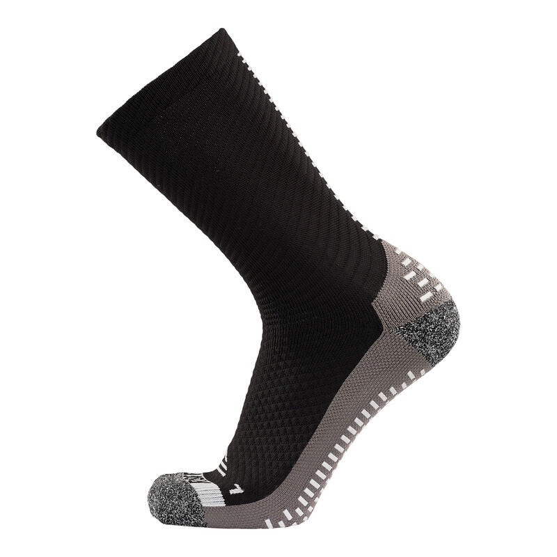 RØFF SOCKS® Ultimate Grip Sock - maat 43-46, ZWART - Sportsokken