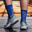RØFF SOCKS® Ultimate Grip Sock - taille 43-46, BLEU - Chaussettes football