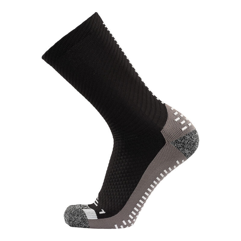 RØFF SOCKS® Ultimate Grip Sock - maat 47-50, ZWART - Sportsokken