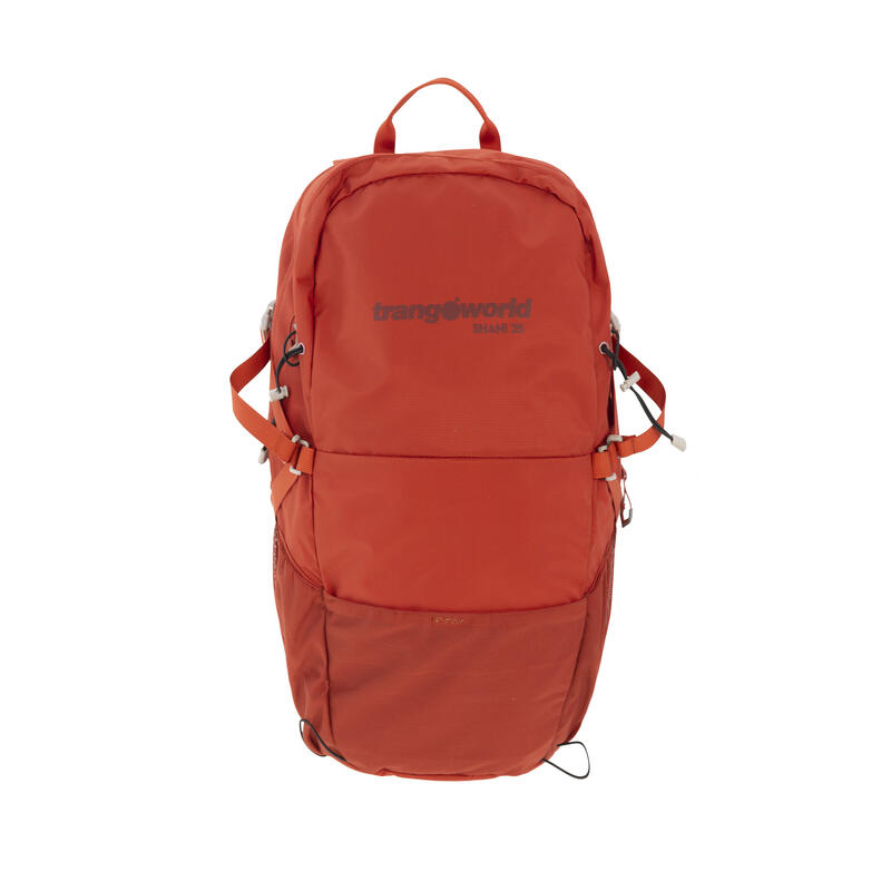 Mochila de trekking Trangoworld Shani 25 Rojo/Gris/Naranja