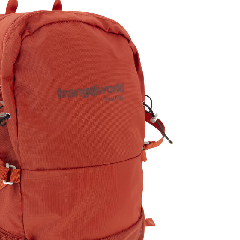 Mochila de trekking Trangoworld Shani 25 Rojo/Gris/Naranja