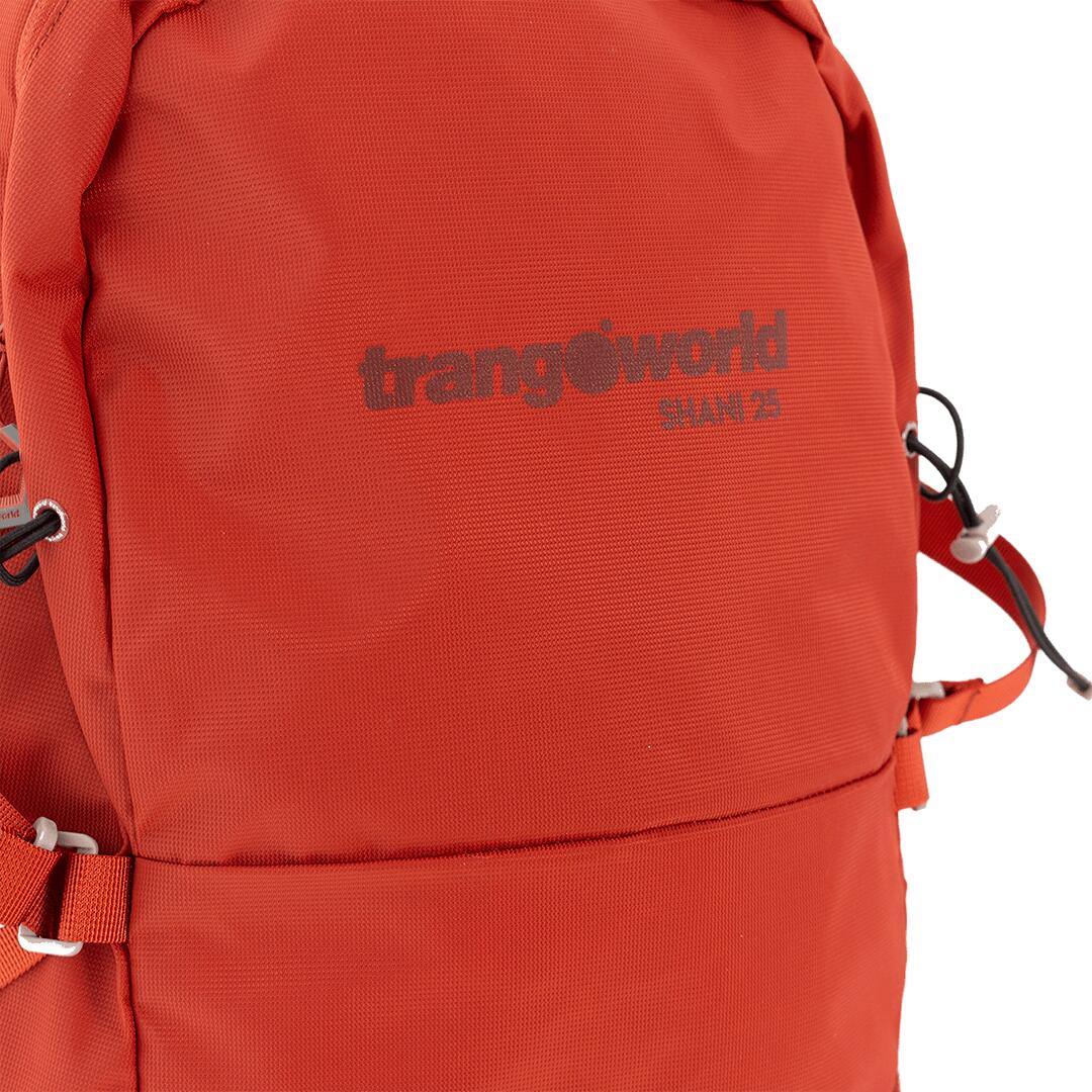 Mochila Trangoworld Shani 25 Rojo/Gris/Naranja 7/7