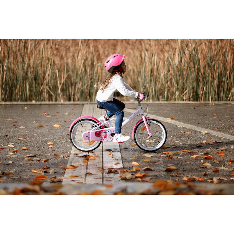 Segunda vida - Bicicleta niños 16 pulgadas Btwin 500 Doctor Girl... - EXCELENTE