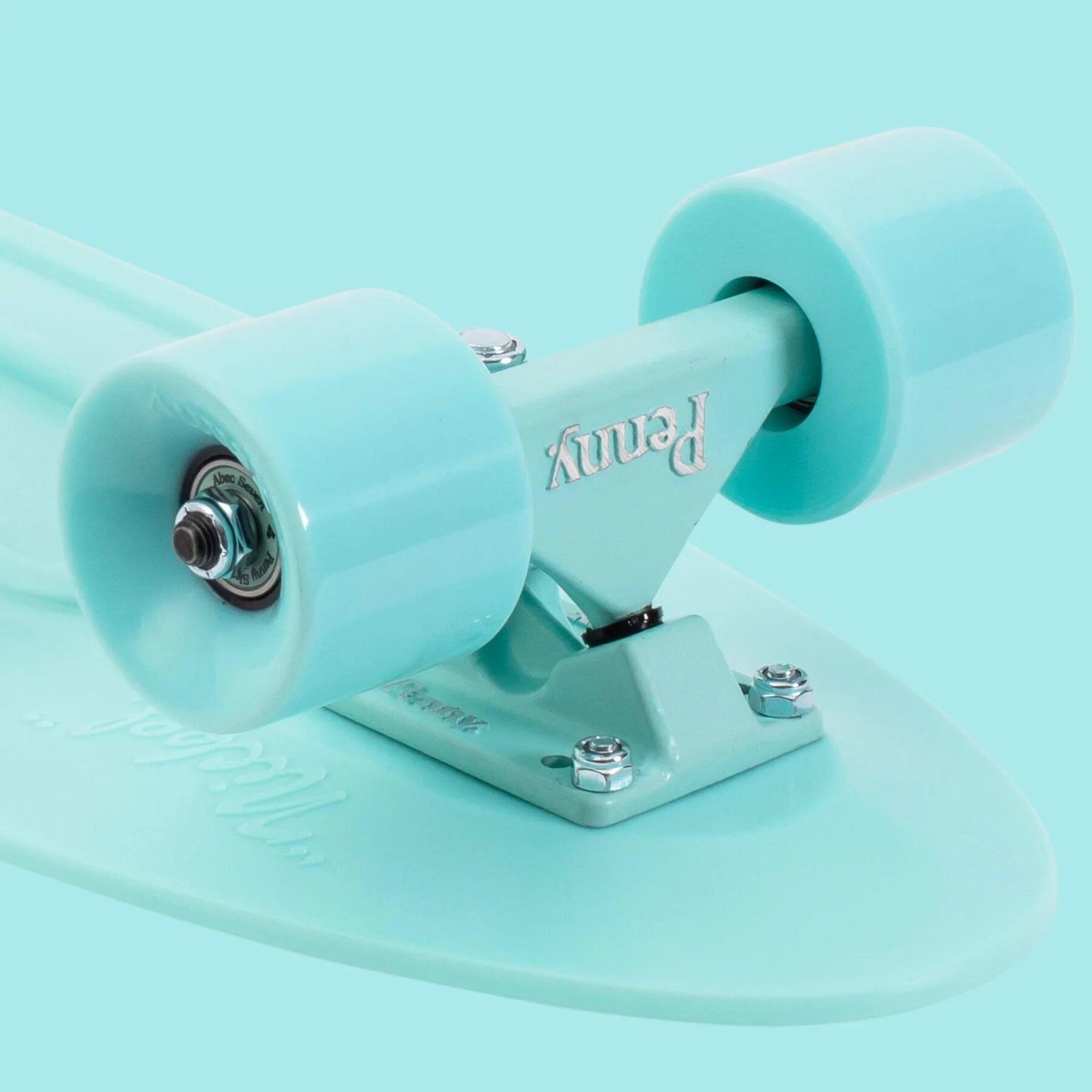 Complete Nickel 27inch Plastic Skateboard 3/7