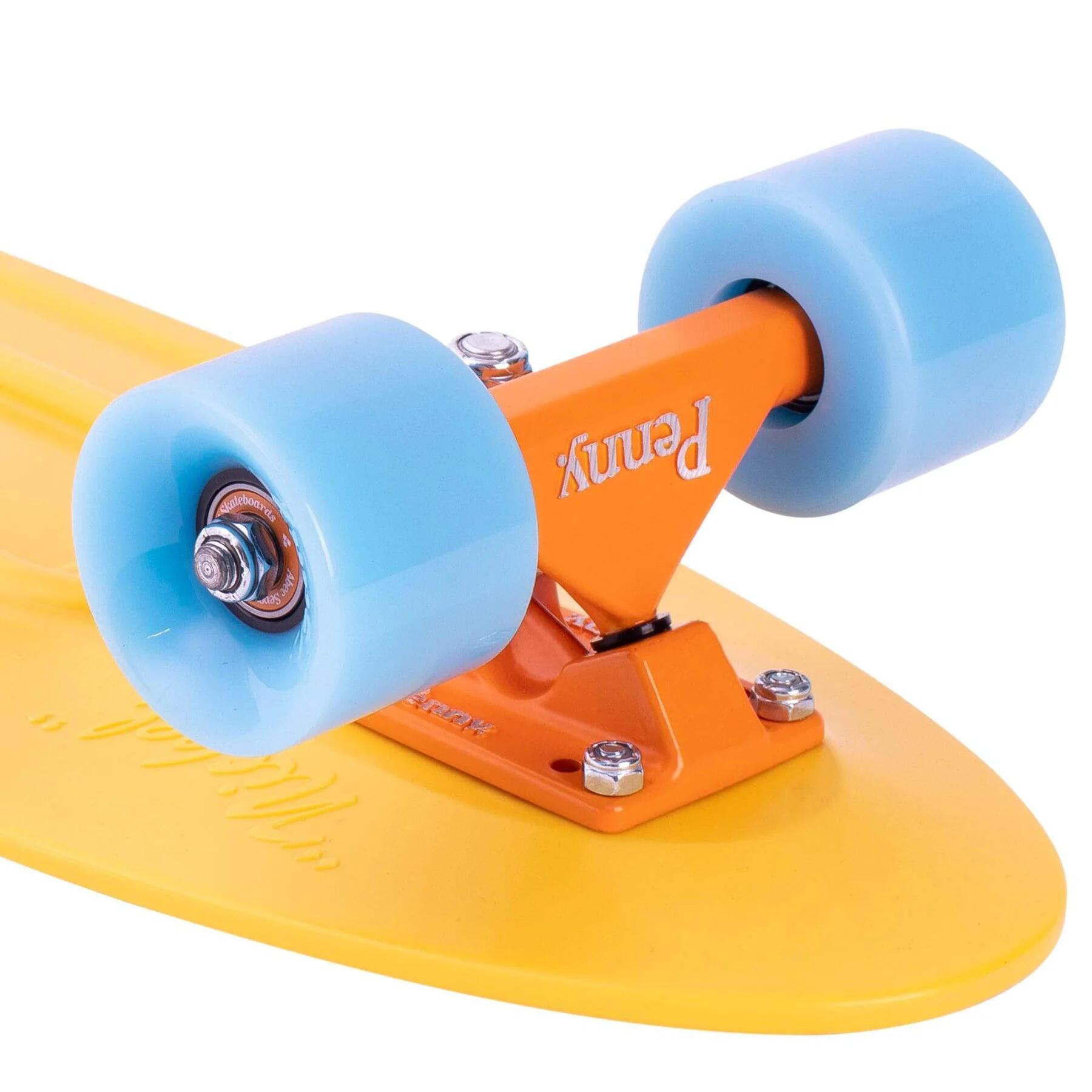 Complete Nickel 27inch Plastic Skateboard 3/7